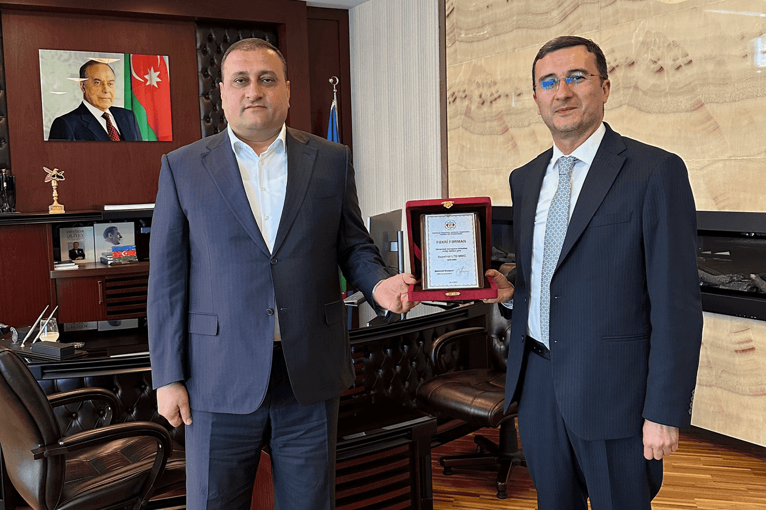 “Azpetrol” şirkəti "Dövlət-özəl dialoqunun inkişafına verdiyi dəstəyə görə" Fəxri Fərmanı ilə təltif olunub.