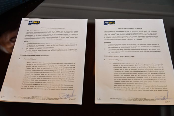 Состоялась церемония подписания Соглашения между “Total Company AS24” и ООО “Azpetrol LTD”
